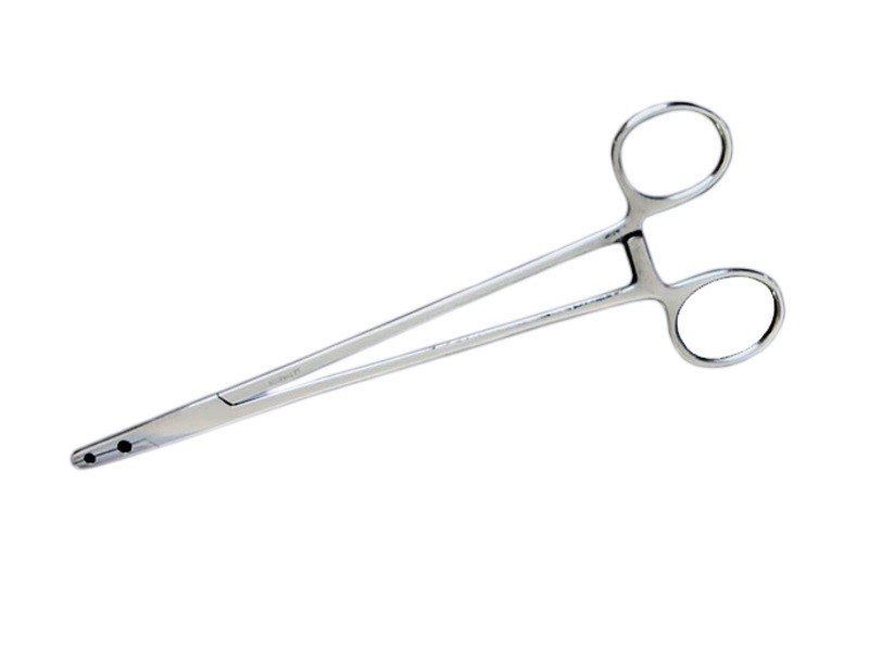 Pinza Porta Cánula 2 Huecos INS-018